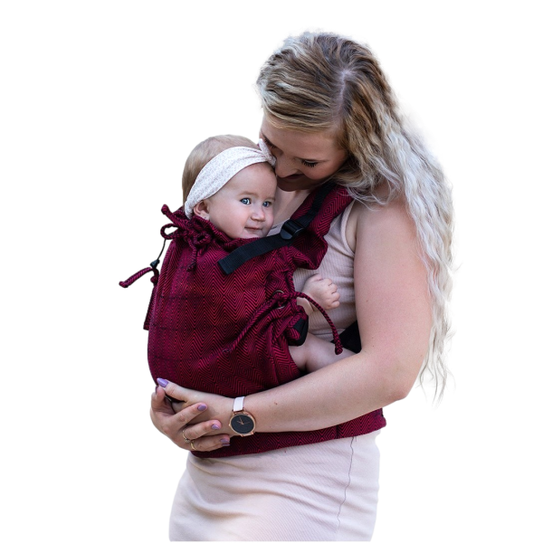 Babytragen Multi Soft: Diamond Maroon, 100% Baumwolle, Jacquardstoff