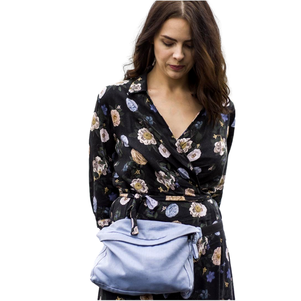 Nerka biodrowa Little Herringbone Blue
