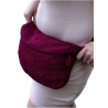 Waist Bag Diamond Maroon