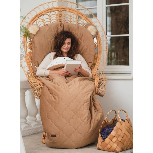 Schlafsäckchen Dream Catcher  Caramel Teddy in Clouds - 200x85 cm