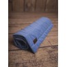 Doppelseitige Steppdecke Triangles Jeans, Minky / baumwolle, 50 x 70 cm