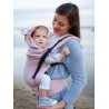 Multi Grow Carrier: Little Herringbone Pastel Rose, 100% cotton, jacquard