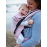 Multi Grow Carrier: Little Herringbone Pastel Rose, 100% cotton, jacquard