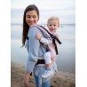 Multi Grow Carrier: Little Herringbone Pastel Rose, 100% cotton, jacquard