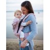 Multi Grow Carrier: Little Herringbone Pastel Rose, 100% cotton, jacquard