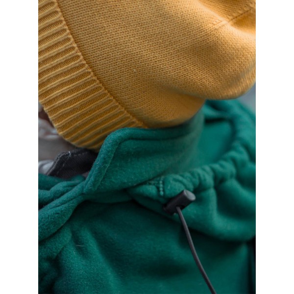 Osłonka polarowa Kinder Hop Deep Green