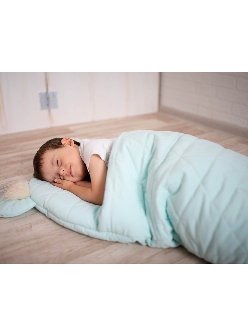 Dream Catcher sleeping bag Triangles Aquamarine 145x70 cm
