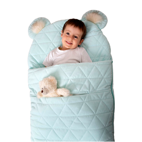 Dream Catcher sleeping bag Triangles Aquamarine 145x70 cm