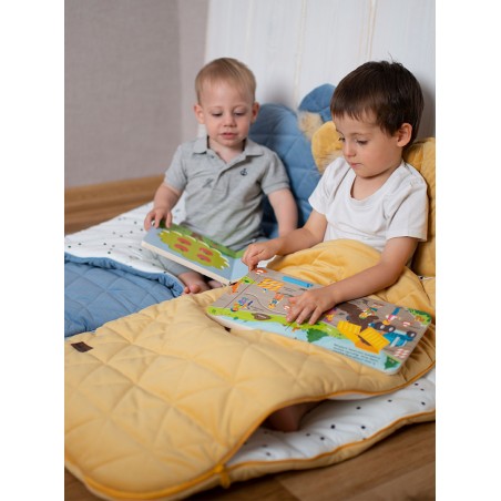 Dream Catcher sleeping bag Triangles Mustard 145x70 cm