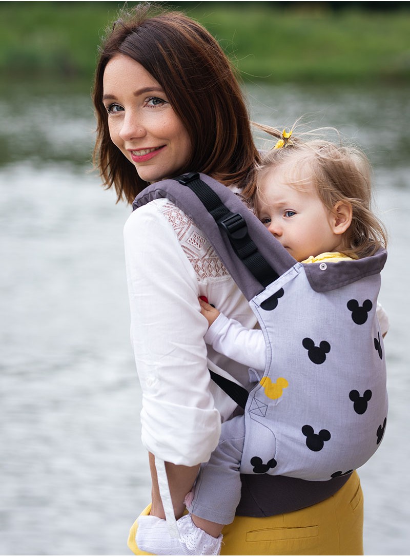 Babytrage Basic: Mickey, 100% baumwolle