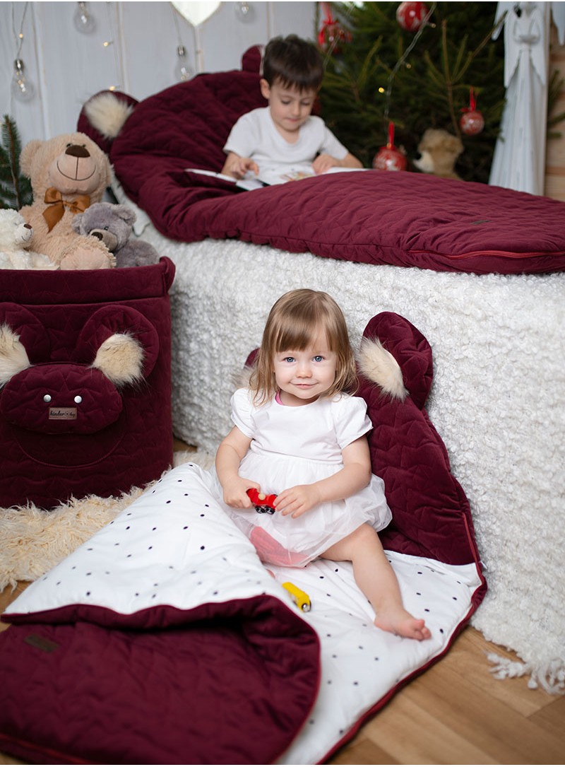 Dream Catcher Sleeping Bag Stars Maroon 145x70 cm