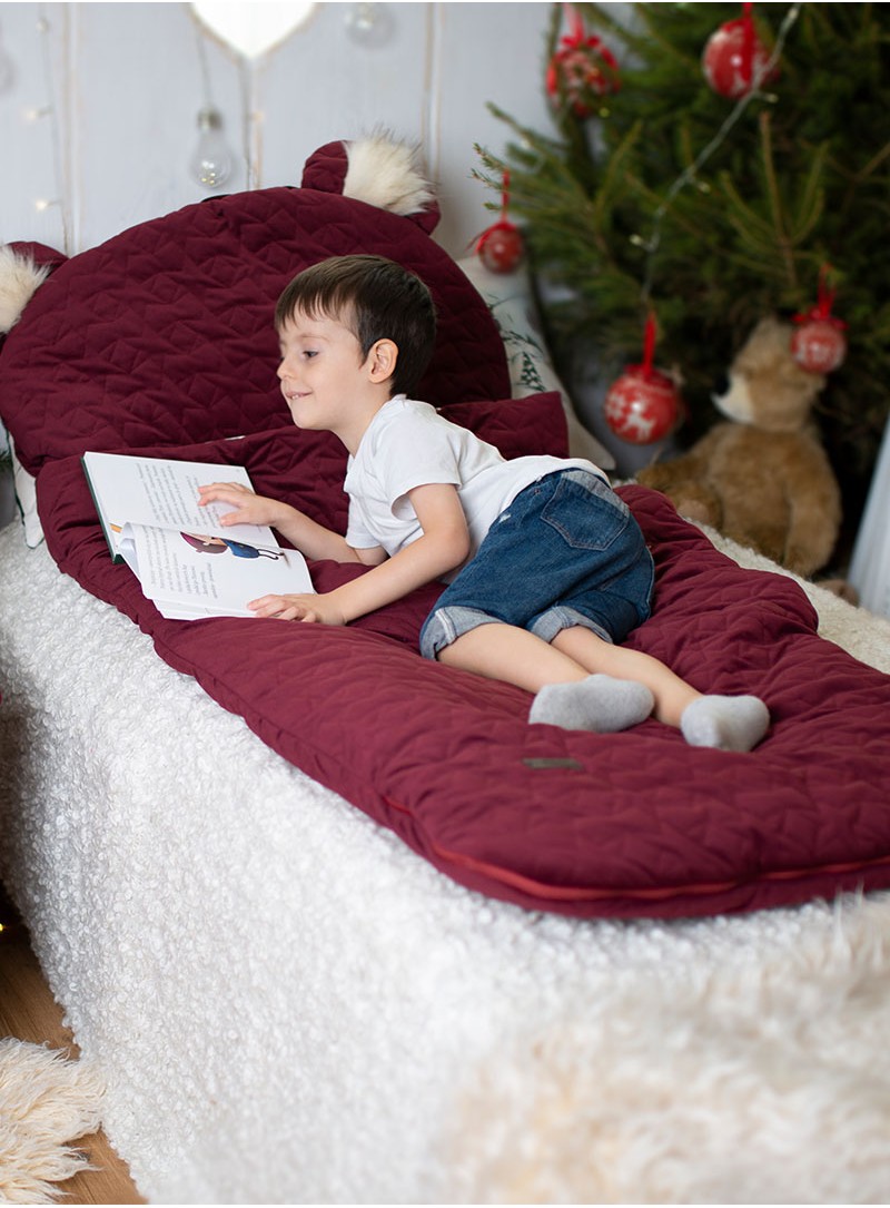 Dream Catcher Sleeping Bag Stars Maroon 145x70 cm