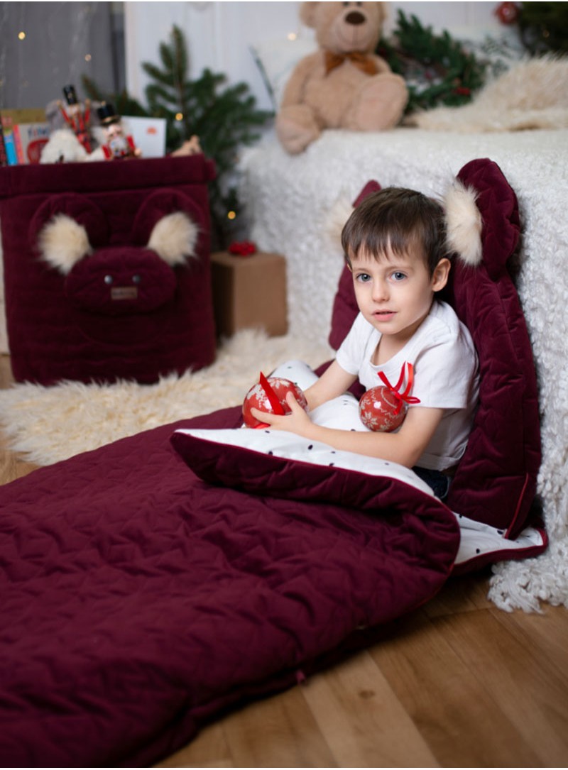 Dream Catcher Sleeping Bag Stars Maroon 145x70 cm