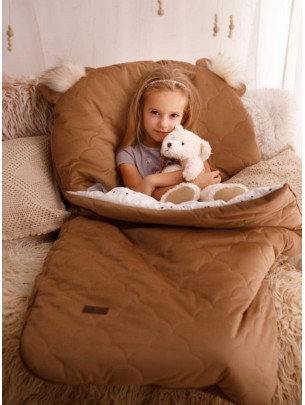 Śpiworek Dream Catcher Caramel Teddy in Clouds - 170x75 cm