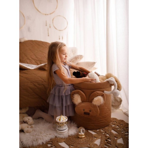 Dream Catcher sleeping bag Caramel Teddy in Clouds - 120x60 cm