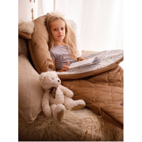 Dream Catcher sleeping bag Caramel Teddy in Clouds - 120x60 cm