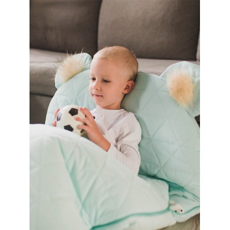 Dream Catcher sleeping bag Triangles Aquamarine 170x75 cm