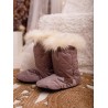 Skarpety bambosze Happy Feet Diamond Brownie